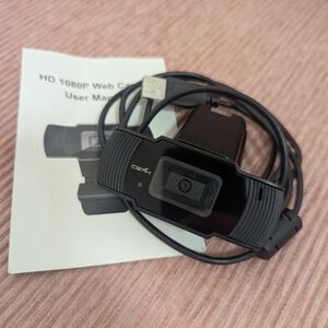 HD 1080p Black Webcam